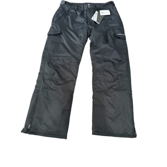 ARCTIX Black Snowsports Cargo Pants Adjustable Waist Mens Large L 1960-00-L NWT - Picture 1 of 16